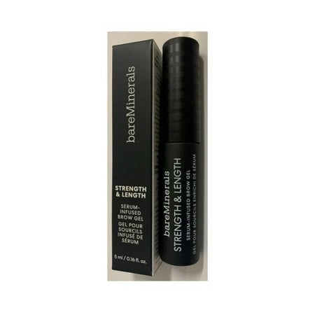 Strength & Length Serum-Infused Brow Gel by BARE MINERALS, 0.16 oz Chestnut