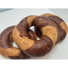 RawJoy Delicious Fresh Backed New York Marble Rye Bagel