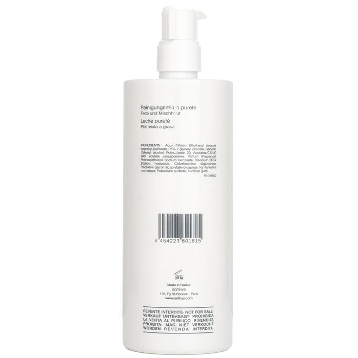 Sothys Purity Cleansing Milk 16.9oz/500ml PRO