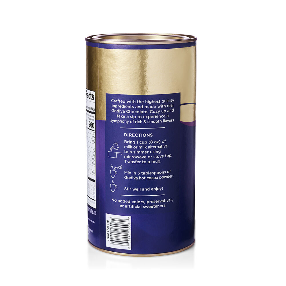 The Dark Chocolate Hot Cocoa Canister 1 lb 14 oz