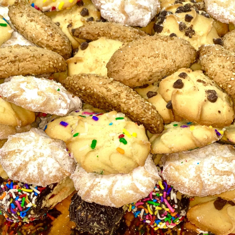 Best Cookies – 5 lb. Gourmet Italian Christmas Cookie Platter,Christmas, Halloween, Ester Gifts, 125+ Cookie Gift Basket