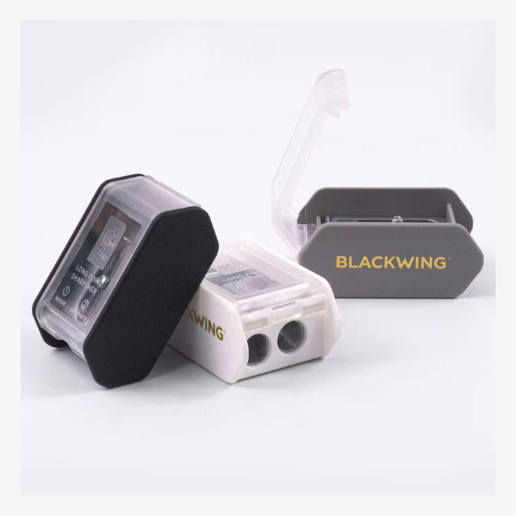 Blackwing Two Step Long Point Pencil Sharpener (Black)