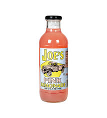 Joe Tea Pink Lemonade, 20 oz Glass Bottles (Case Pack of 12)