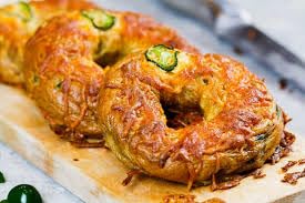 RawJoy Delicious Fresh Baked New York Classic Jalapeno Bagel