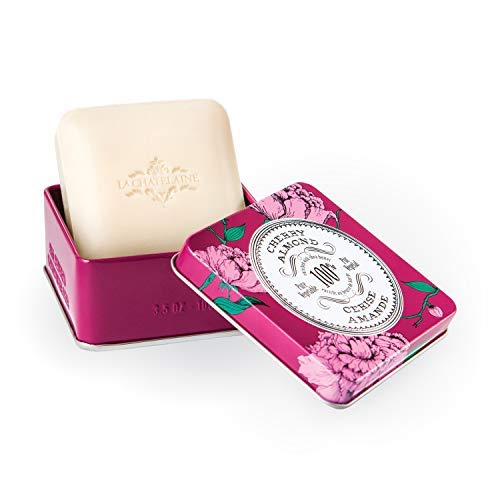 La Chatelaine Luxury Travel Soap Collection, Set of 4: Plant-Based, Made in France with Organic Shea Butter, featuring 2 Shea Hand Creams, 2 shea soaps, & 2 Travel Tins