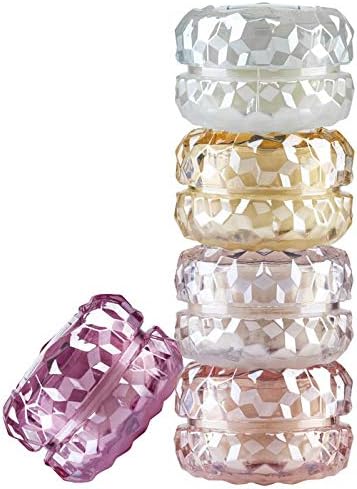 Voluspa Macaron Roses, Macaron Candle Gift Set, 1.8 Ounce, 15 Hour Each Burn Time, Coconut Wax for Clean Burning, Handcrafted in The USA