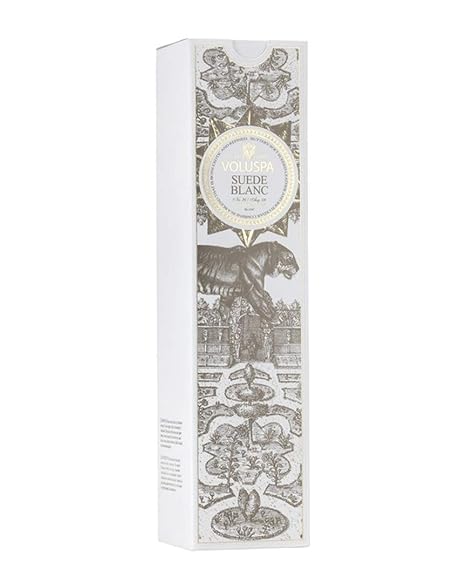 Voluspa Suede Blanc Home Diffuser, 6 Ounce