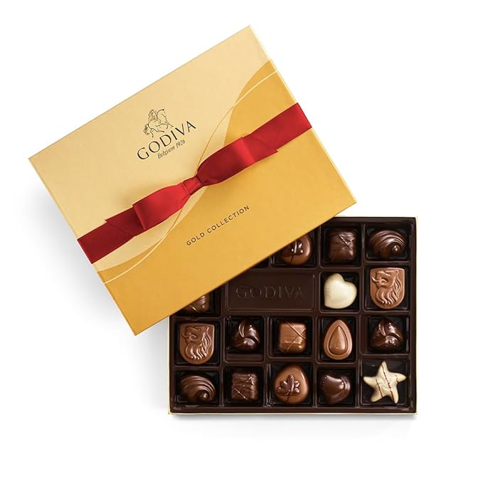 Godiva Gold Collection Milk Chocolate Assorted 7.9 oz box18 piece