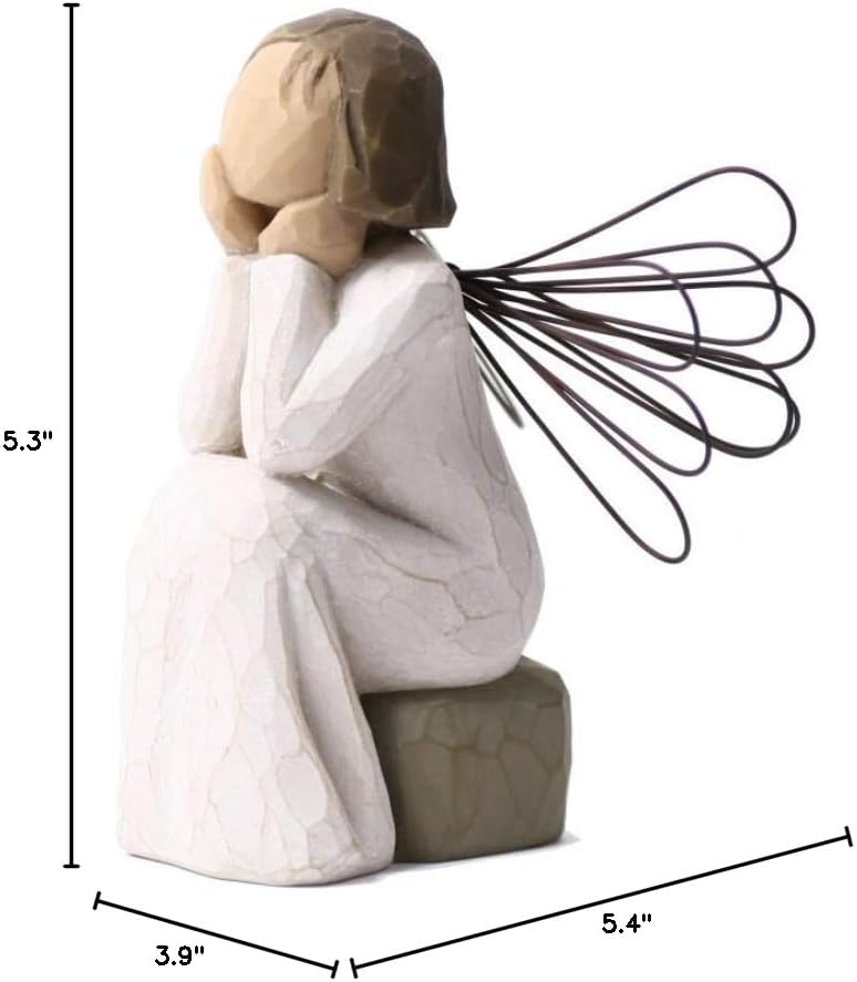 Willow Tree ANGEL OF CARING, Always There With Willing Ear & Open Heart,