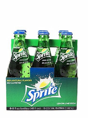 Sprite 8 oz glass Bottle soda ( Pack of 24 )