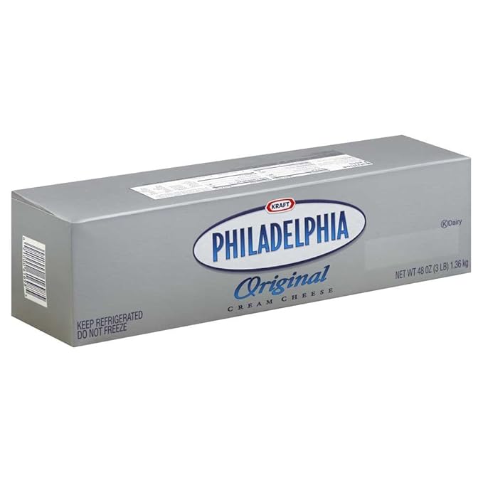Philadelphia cream cheese 3 lb loaf per case