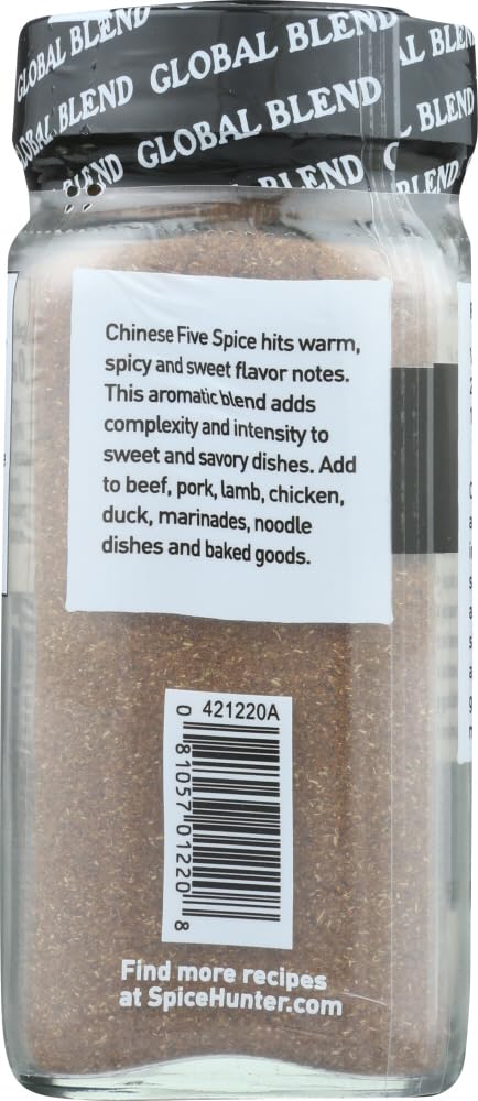 Spice Hunter, Chinese 5 Spice, 1.6 Ounce Jar - Pack of 6