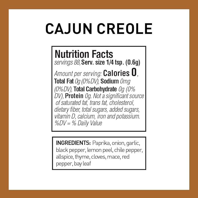 The Spice Hunter Cajun Creole 1.9 oz