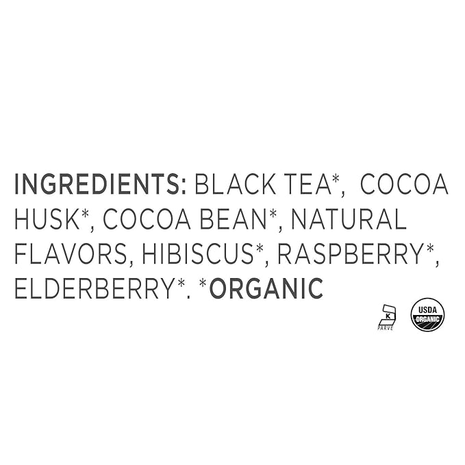 Organic Raspberry Ganache Black Loose Leaf Tea by Tea Forte, 3.53 oz