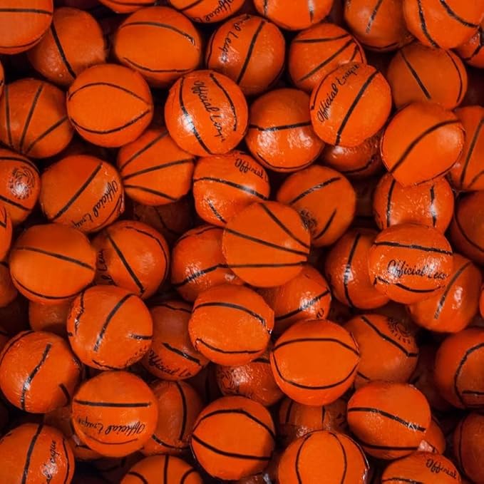 Foiled Basketball Chocolates 5 lbs