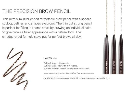 1 PIECE KEVYN AUCOIN THE PRECISION BROW PENCIL ASH BLONDE 0.003oz