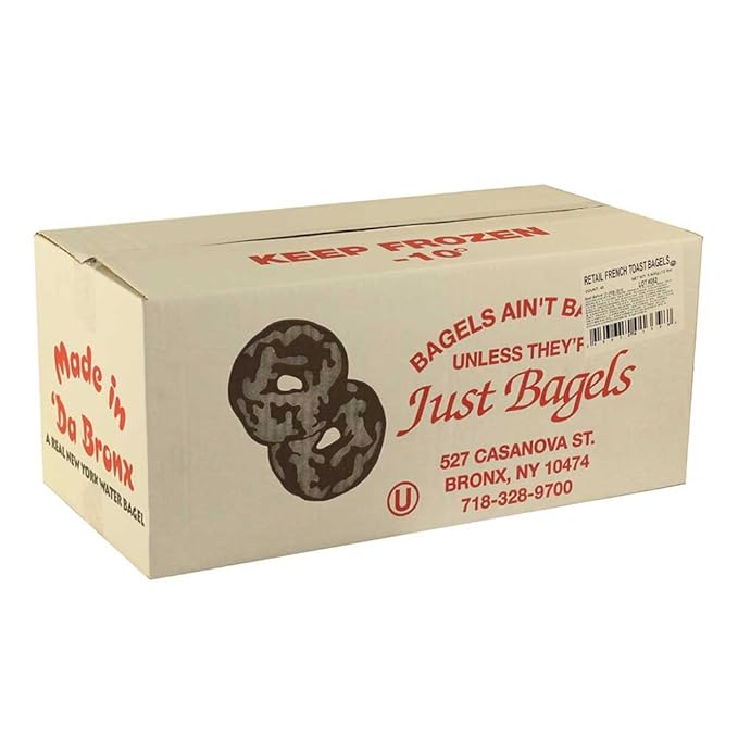 ust Bagels French Toast Bagel, 4 Ounce - 48 per case.