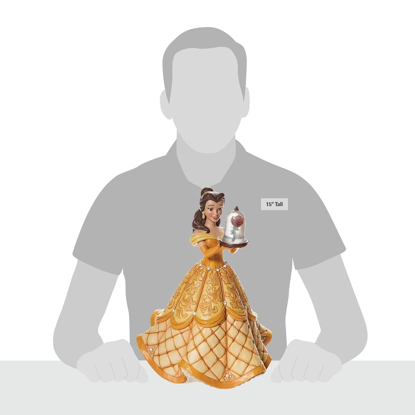 Enesco Disney Traditions Belle Deluxe Figurine