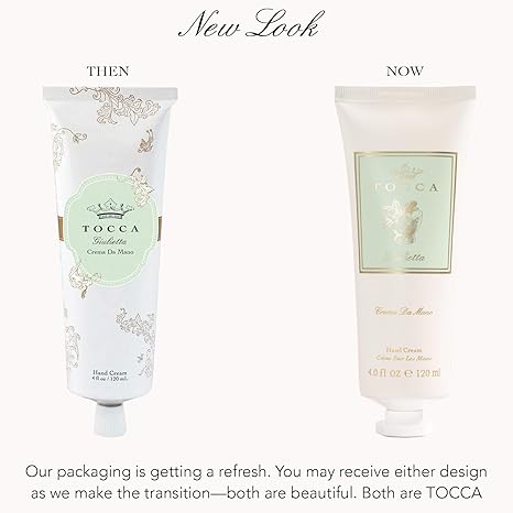Tocca FLORENCE Fragranced Hand Cream 4 Oz 120 mL Full Size NIB Perfumed Scented