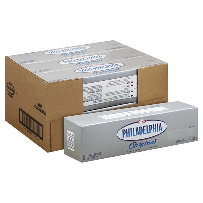 Philadelphia cream cheese 3 lb loaf per case