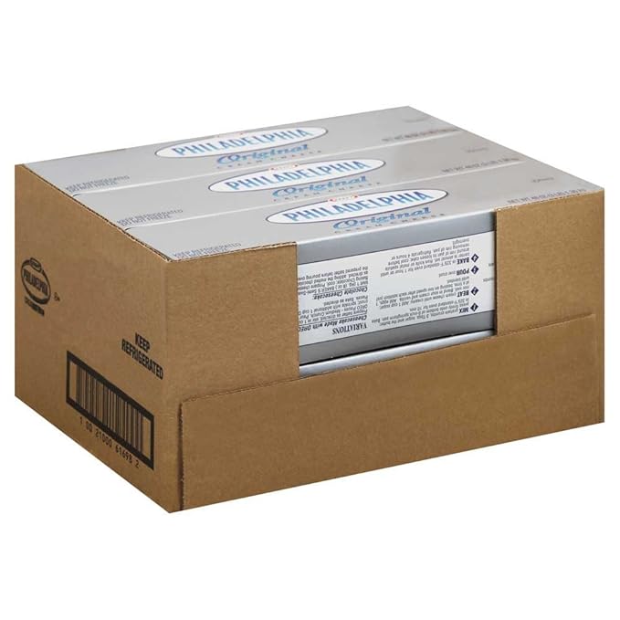 Philadelphia cream cheese 3 lb loaf per case
