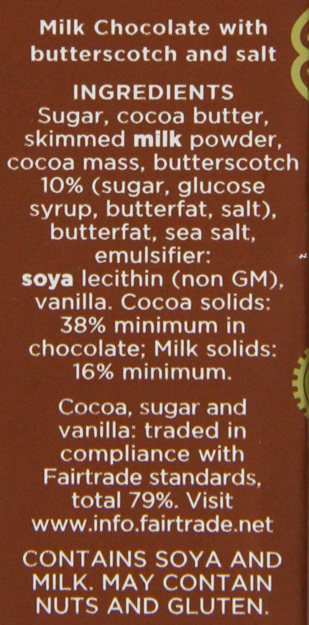 Divine Chocolate Milk With Toffee and Sea Salt Pack of 12