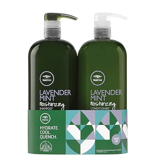 Paul Mitchell Tea Tree Shampoo 10.14 oz & Conditioning Spray Duo Lavender Mint