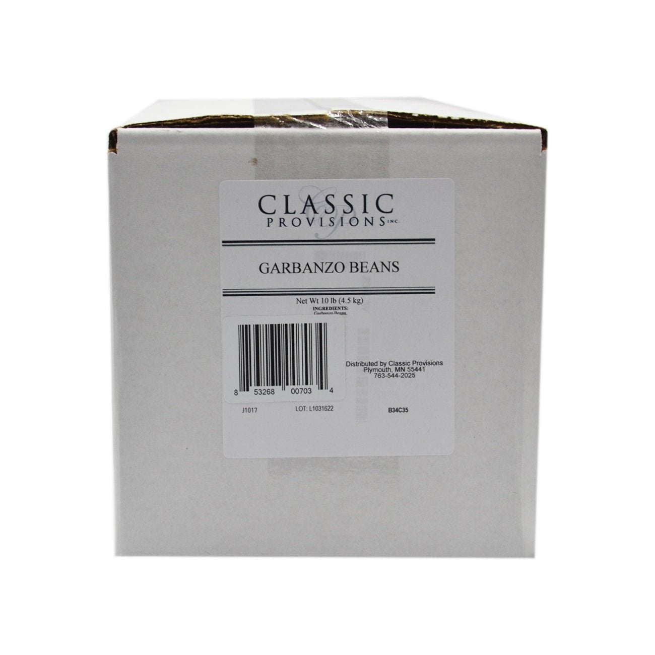 Garbanzo Beans 10 lbs Packages