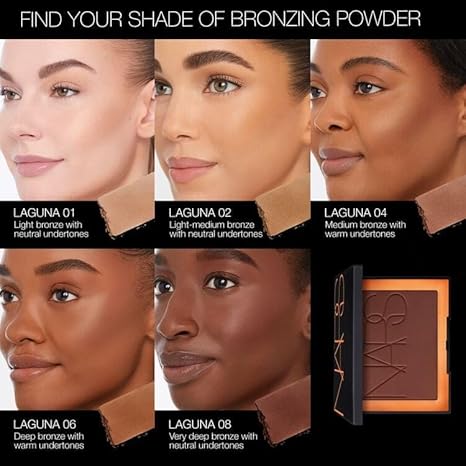 NARS LAGUNA Talc-Free Bronzing Powder - Laguna 02 (Original) - MINI Travel Size 3.5g, 0.12 Ounce (Pack of 1)