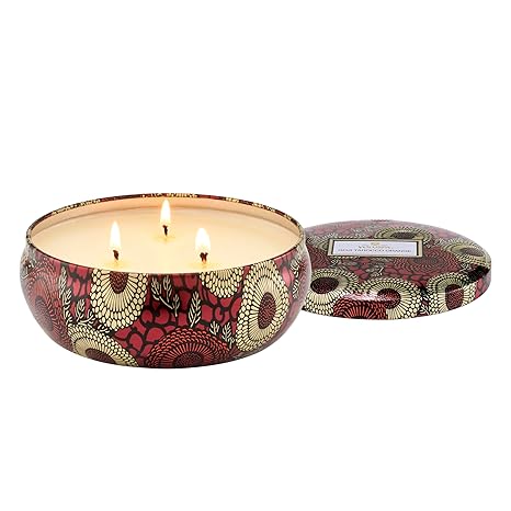 3 Wick Tin Candle - Goji Tarocco Orange by Voluspa for Unisex - 12 oz Candle