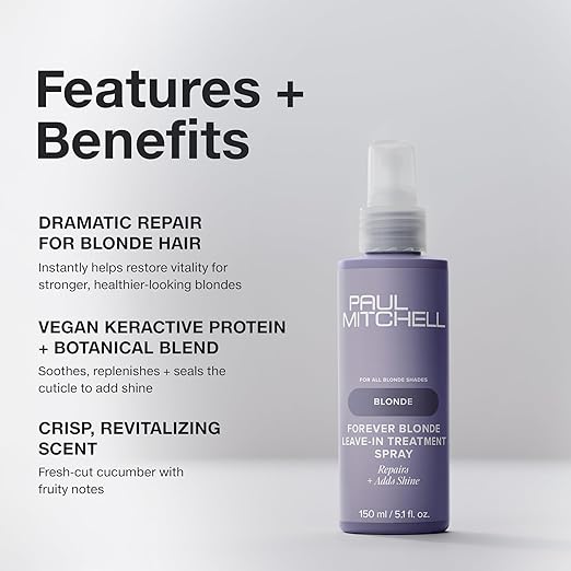 Paul Mitchell Forever Blonde Dramatic Repair Leave-In Conditioner 5.1 oz