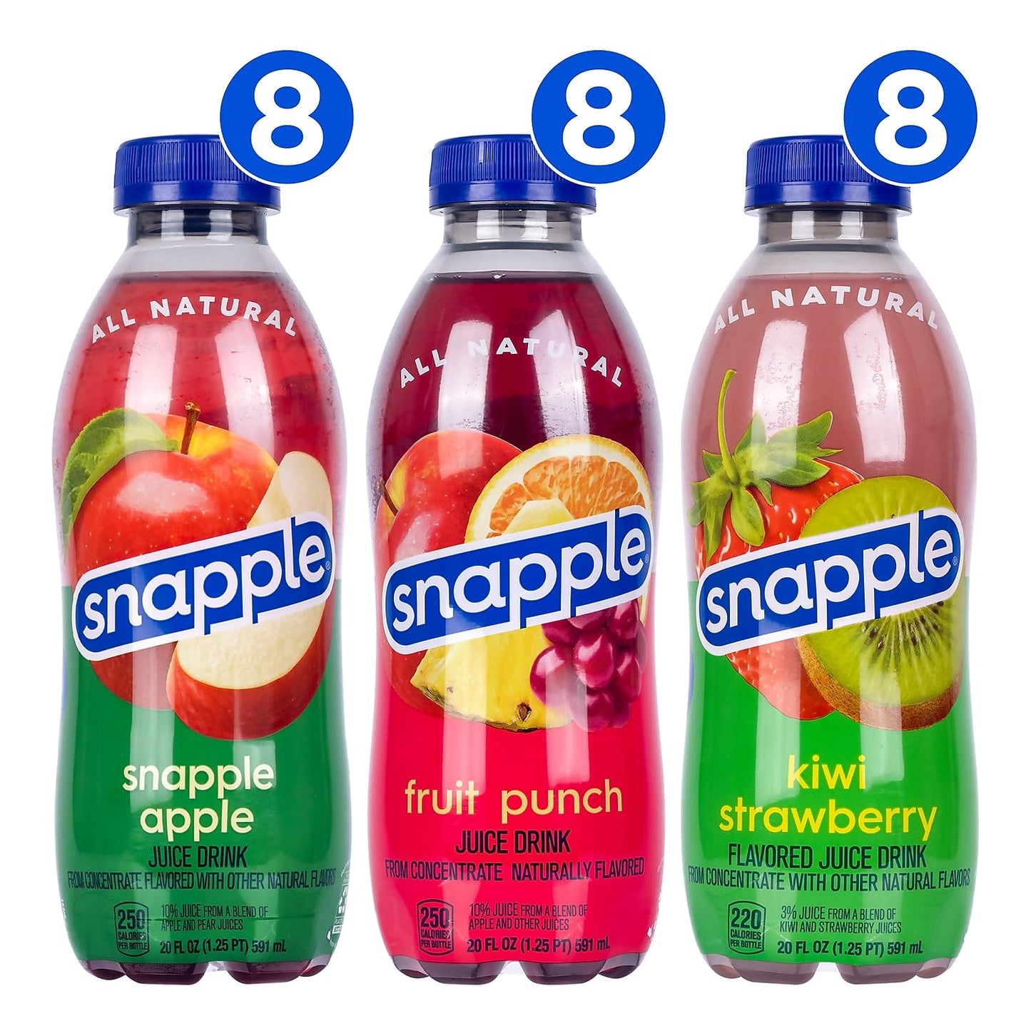 Snapple Juice drink variety pack 24 each