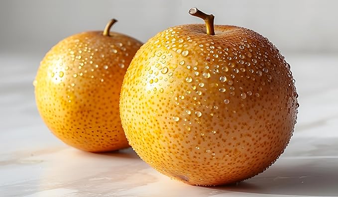 Fresh delicious Apple Pears by RawJoy Farms