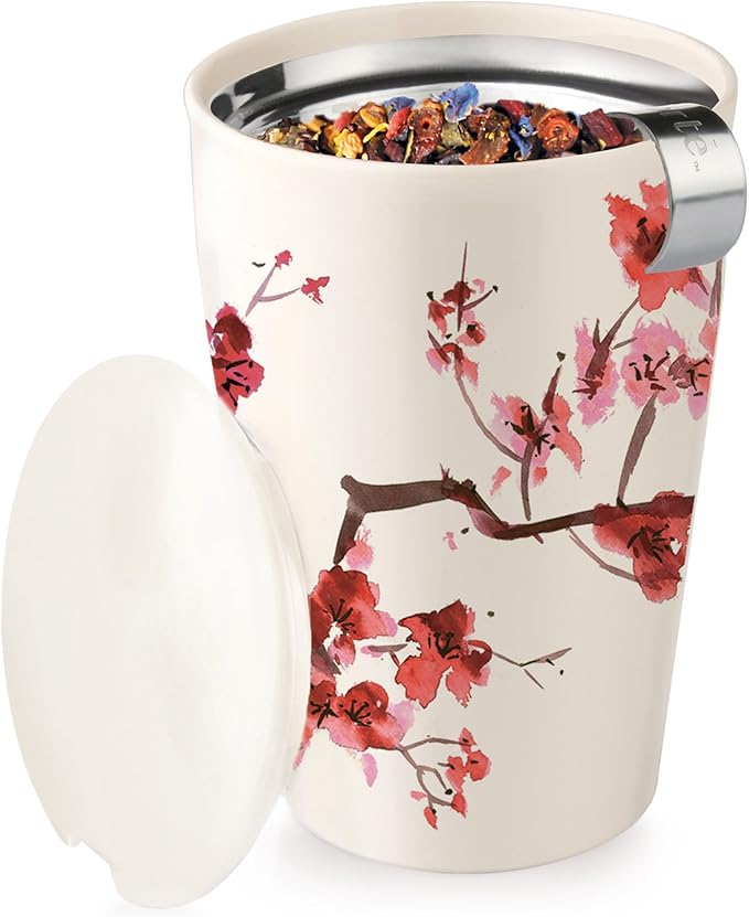 Tea Fortè Kati Cup HANAMI Cup Tea Thermal Double Wall Ceramics Infuser
