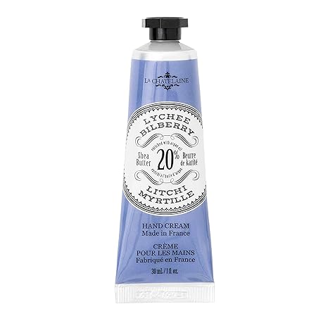 La Chatelaine Lavender Hand Cream Trio Gift Set and Luxury Triple Milled Soaps (Lavender, Lychee Bilberry, Lemon Verbena)