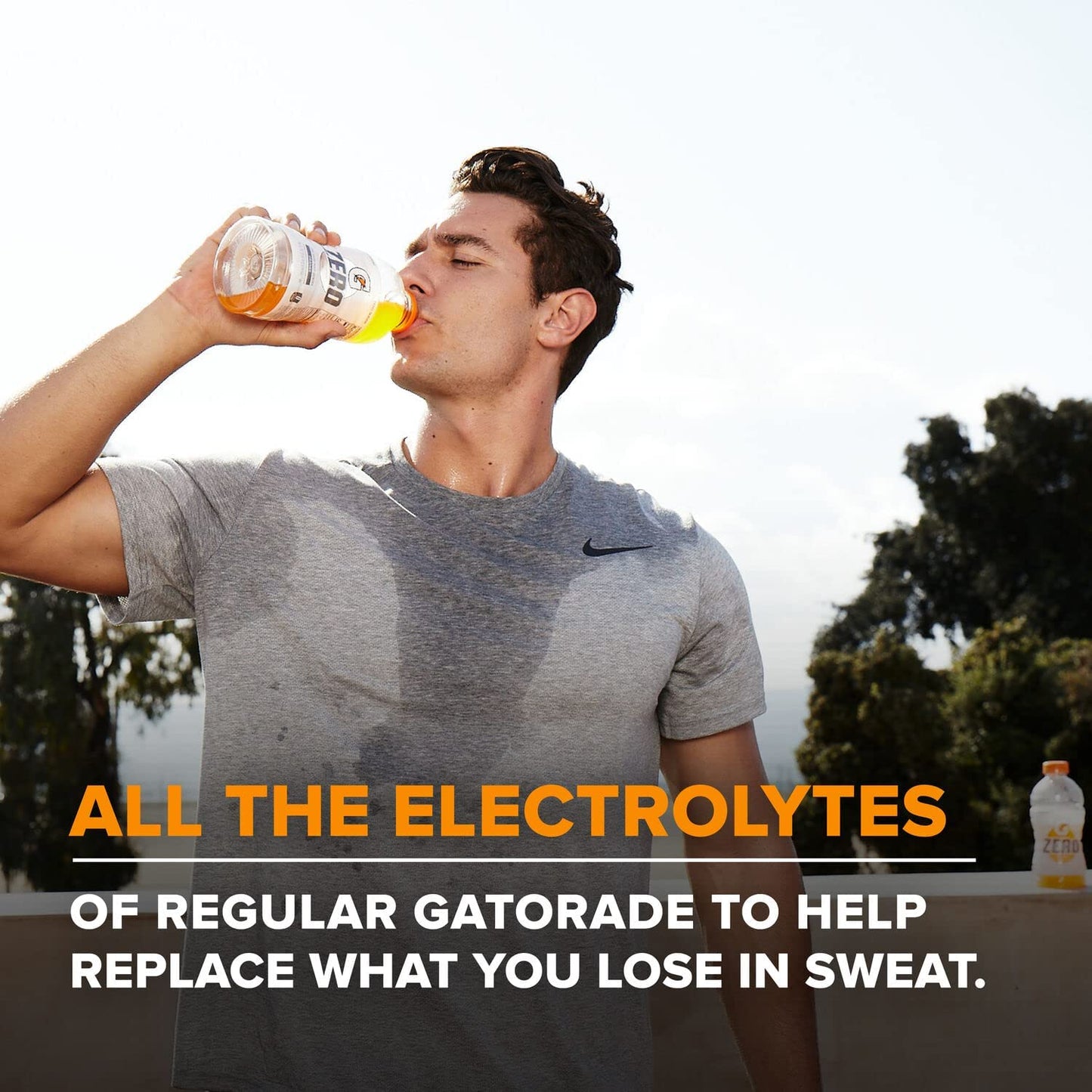 Gatorade Zero Sugar Thirst Quencher Sports Drink, Glacier Freeze, 20 Ounce Bottles (Pack of 8)