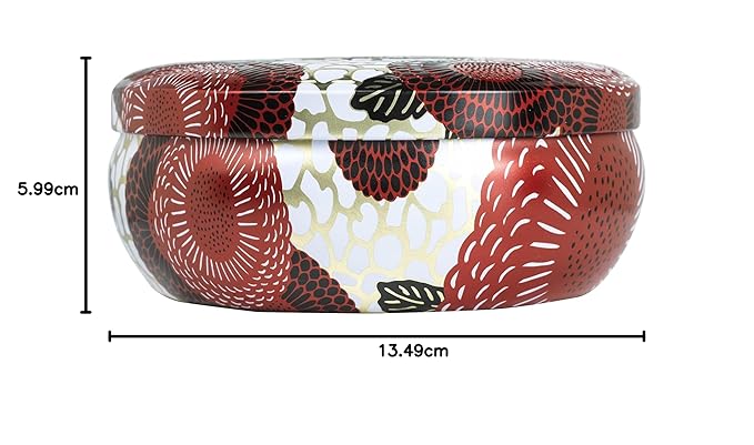 Voluspa 3 Wick Decorative Tin Candle - Spiced Goji Tarocco Orange 340g Home