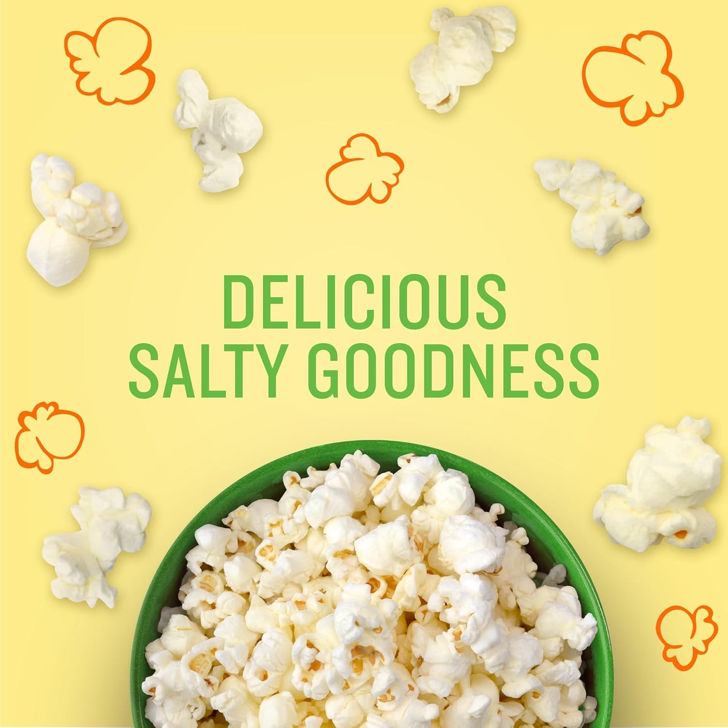 Angie's Boom Chicka Pop Sea Salt Popcorn 1.25 oz Bag(Case Pack of 12)