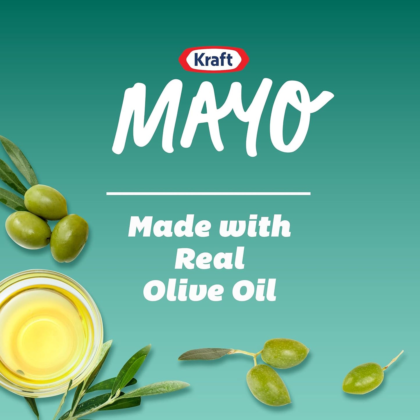 Kraft Mayo with Olive Oil Reduced Fat Mayonnaise - Rich and Flavorful Condiment for Sandwiches, Dips and Dressings, Made W Cage-Free Eggs, For a Keto Low Carb Lifestyle, 12 Ct Pack, 30 Fl Oz Jars
