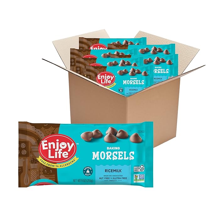 Enjoy Life Ricemilk Chocolate Baking Morsels 9 oz bags
