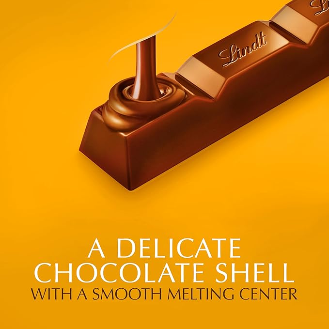 Lindt Lindor Milk Chocolate Caramel Truffle Bars 24 x 1.3 oz Bar