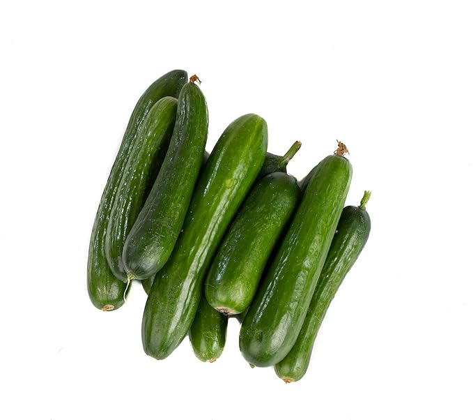 Fresh Green Mini Cucumbers by RawJoy Farms