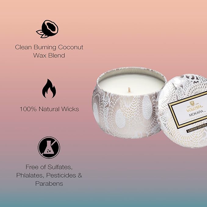Voluspa MOKARA Petite Tin Candle 4oz