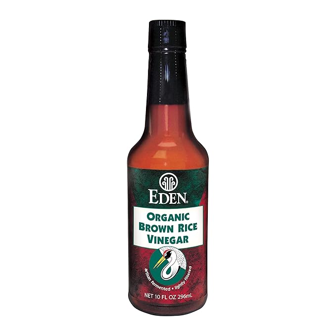 Eden Organic Brown Rice Vinegar 10 oz each Pack of 4