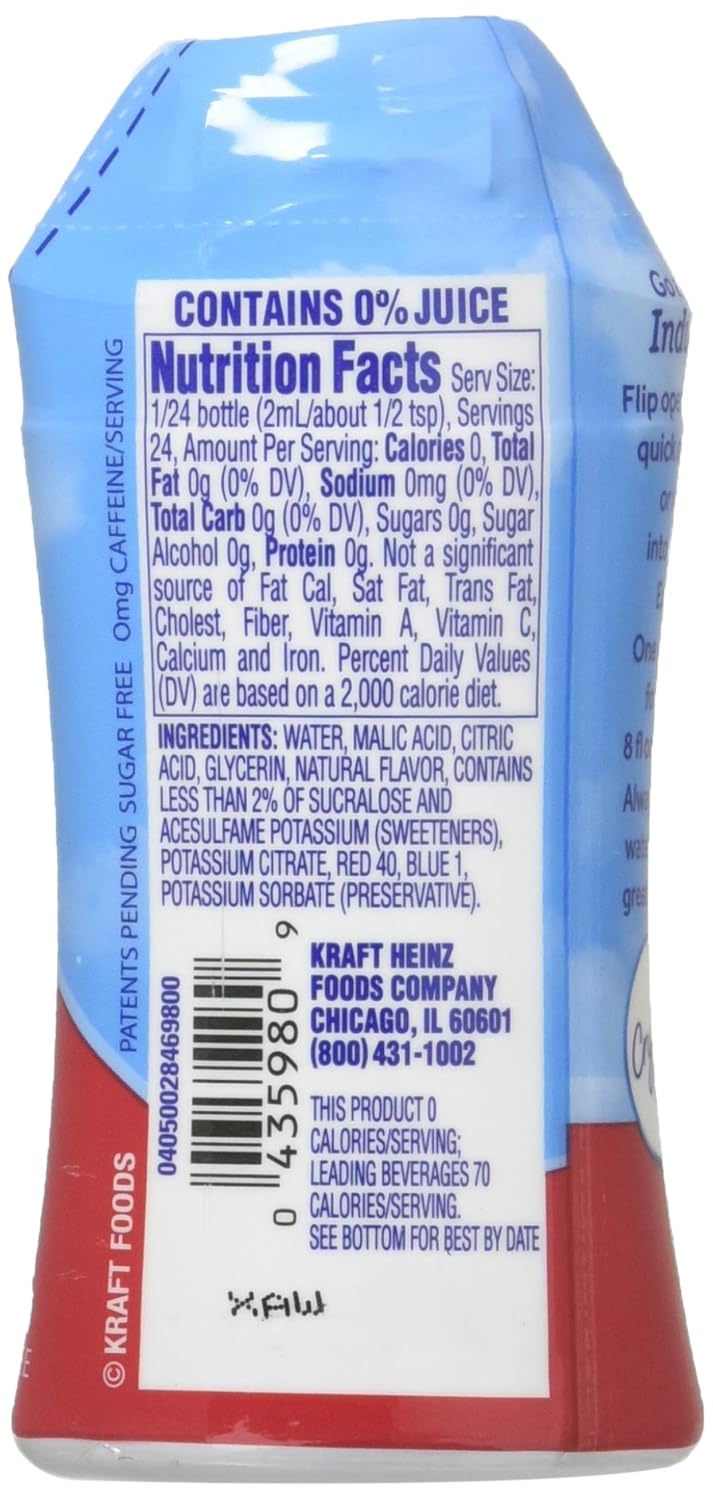 Crystal Light Liquid Berry Sangria Drink Mix 1.62 fl oz Bottle (Case Pack of 12)