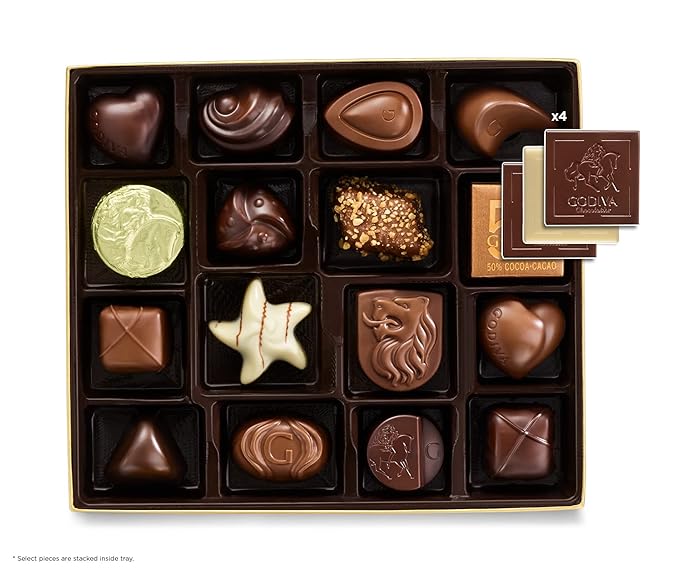 Godiva New York 19 pieces 6.9 oz box