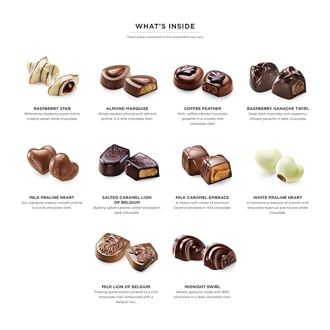 Godiva Gold Collection Milk Chocolate Assorted 7.9 oz box18 piece
