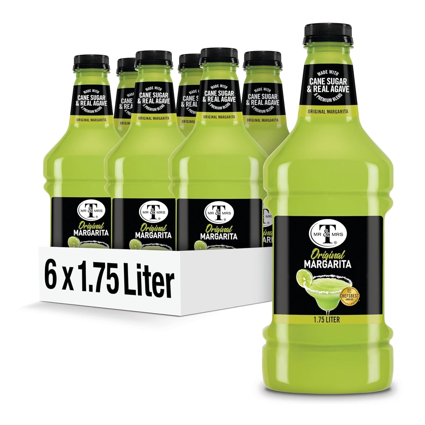 Mr & Mrs T Margarita Mix 1.75 liter bottle ( Case Pack of 6)