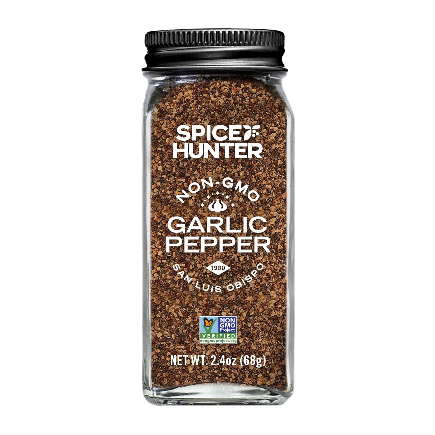 The Spice Hunter Pepper, Garlic Blend, 2.4-Ounce Jar
