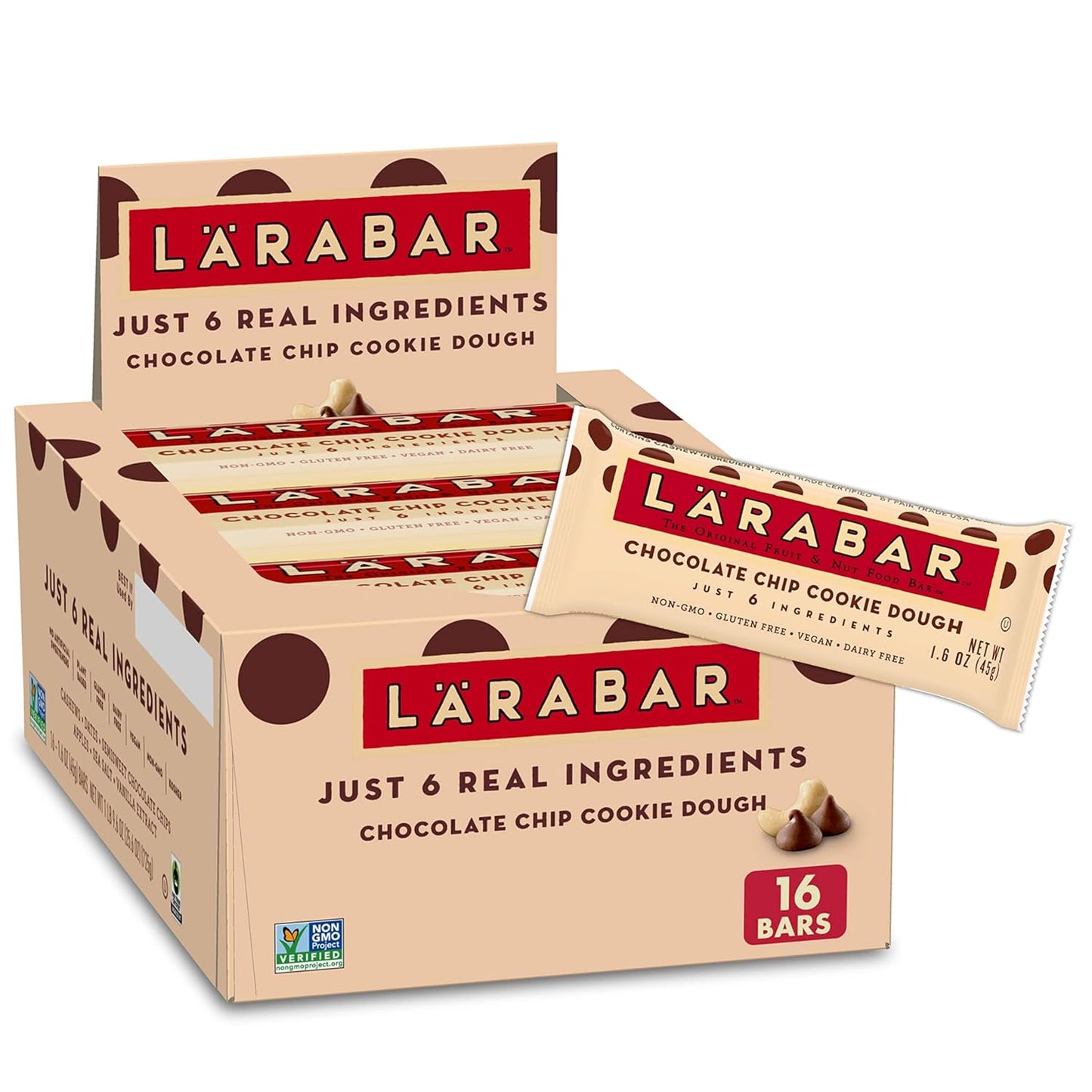 Larabar Chocolate Chip Cookie Dough (8 Bars) 12.8OZ